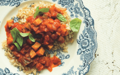 Ratatouille with rice