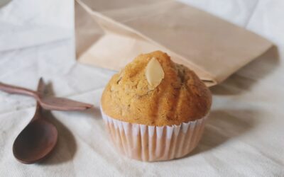 Banana muffins for lunchboxes