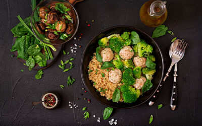 Rainbow Veggie Quinoa Risotto
