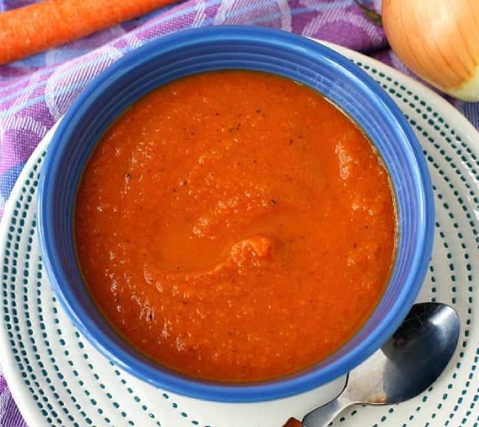 Creamy Tomato and Carrot Soup
