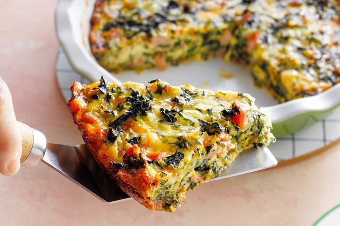 Crustless Spinach Quiche