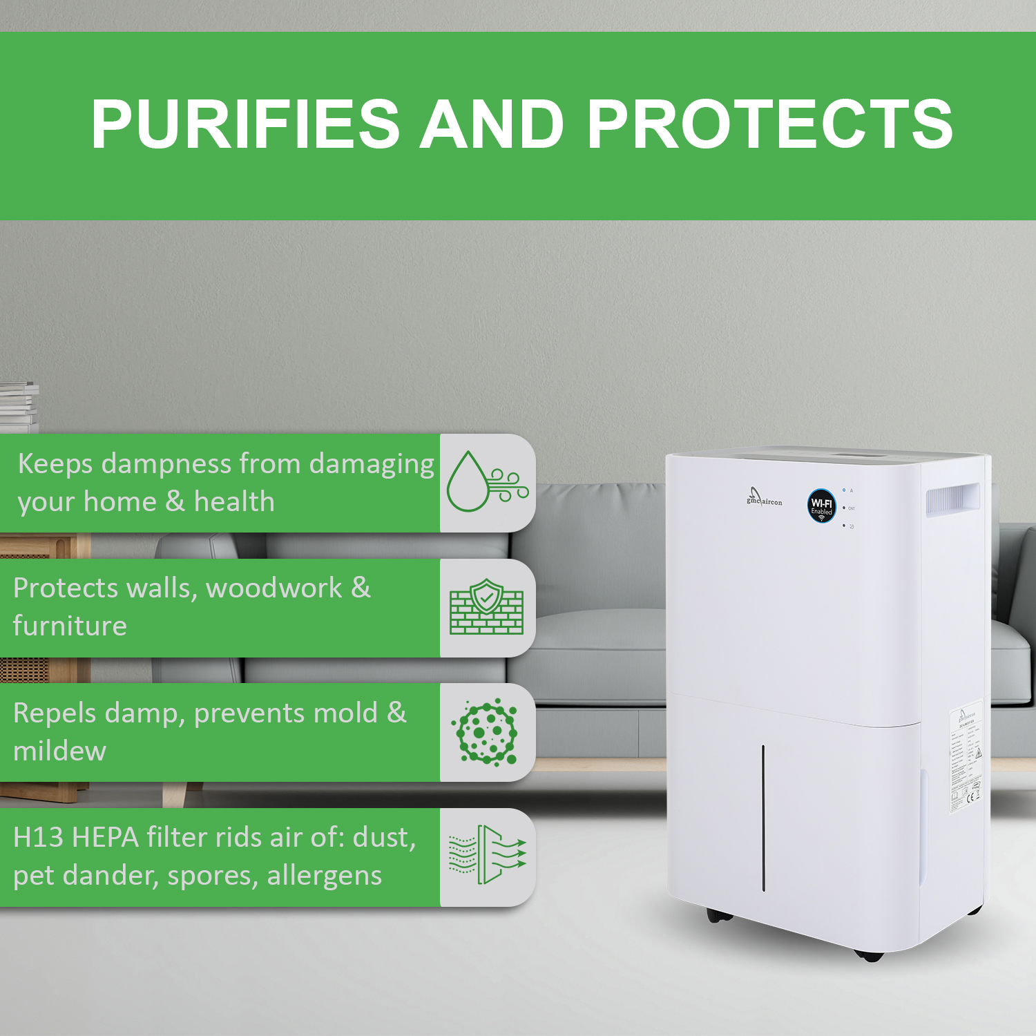 GMC Dehumidifer Purifiers