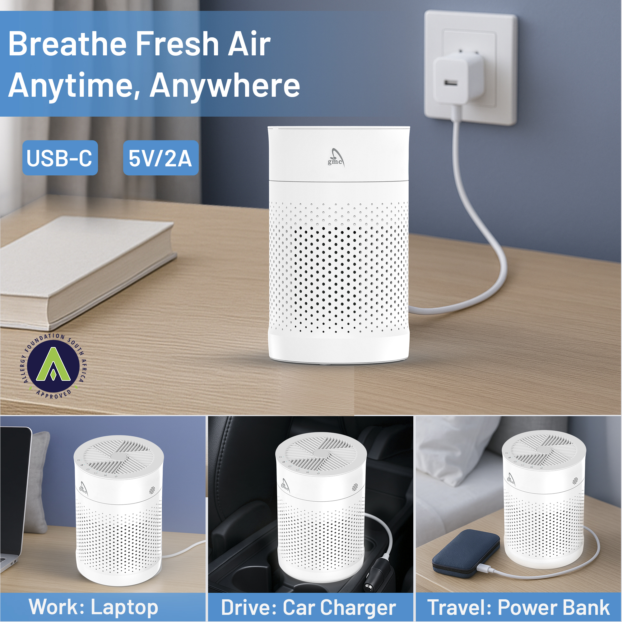 Portable Compact Air Purifier